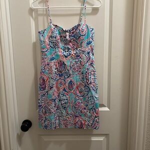 Lilly Pulitzer Petra Shell Me About It Mini Dress Size 0 Preppy Colorful